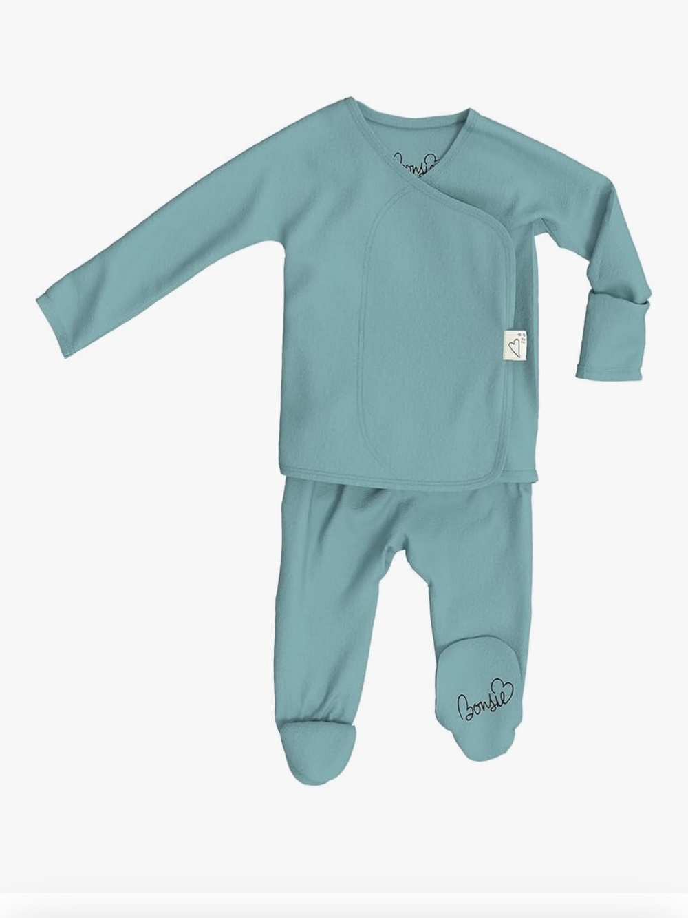 Bonsie teal Baby Bodysuit pajama